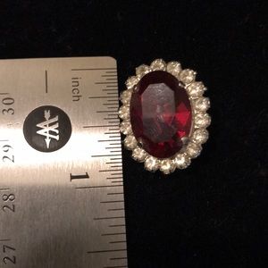 Jewelry - Ruby rhinestone earrings Jewelry - Ruby rhinestone earrings